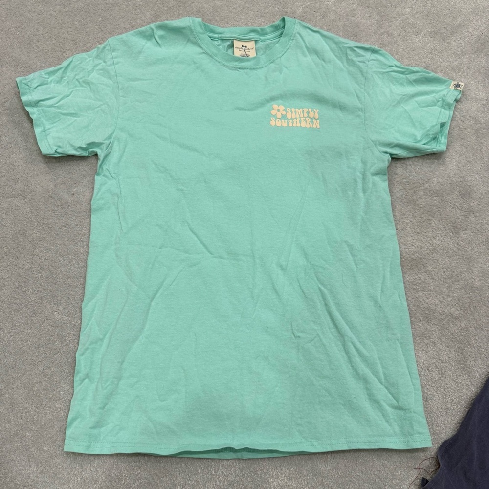 Simply Southern Aqua Short Sleeve Tee